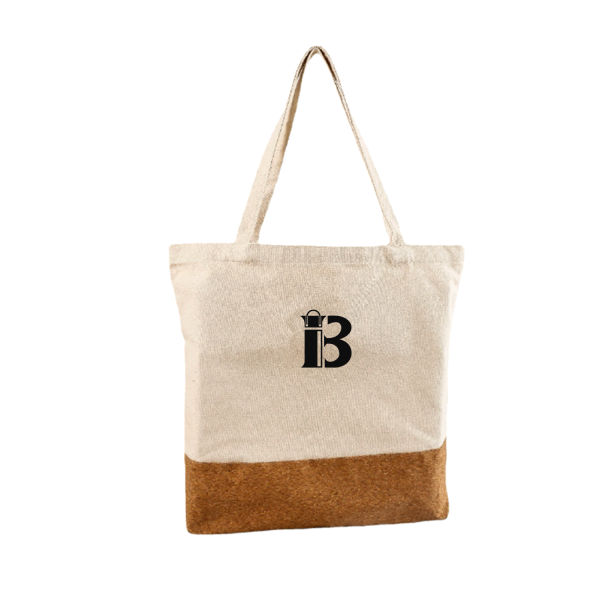Custom Canvas Tote Bag with Cork Bottom