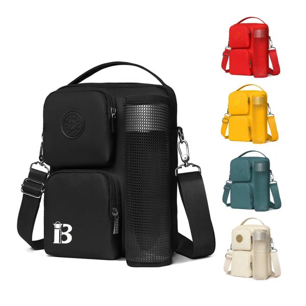Polyester Waterproof Multi-compartment Shoulder Bag
