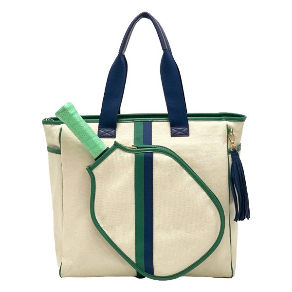 Custom Canvas Pickleball Tote Bag