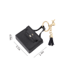 PU Leather Mini Purse Keychain