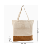 Custom Canvas Tote Bag with Cork Bottom