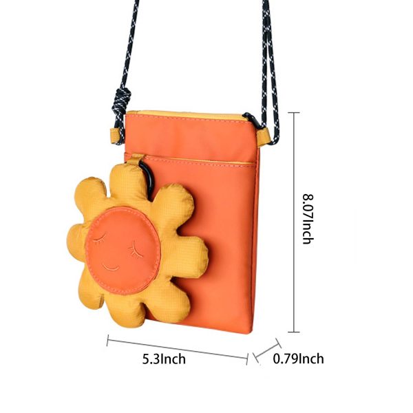 Oxford Sun Pattern Mini Phone Pouch