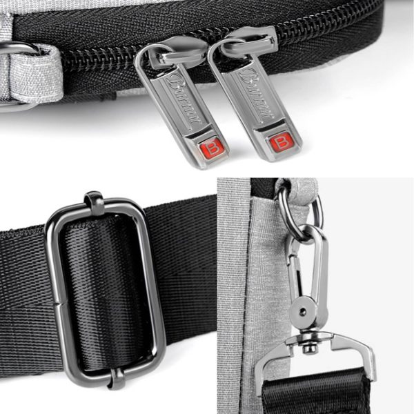 15.6-Inch Waterproof Laptop Briefcase with Strap