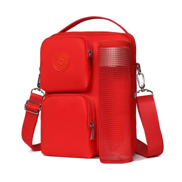 Polyester Waterproof Multi-compartment Shoulder Bag