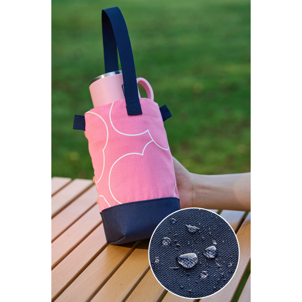 Canvas Printed Water Bottle Pouch