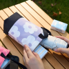 Canvas Printed Water Bottle Pouch