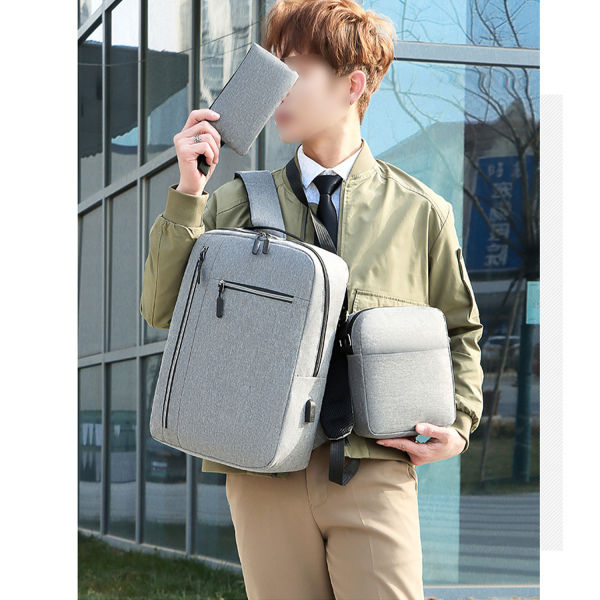 细节4_1786950672100.png 3-Piece Oxford USB Charging Laptop Backpack Set