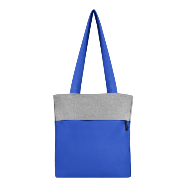 蓝_1785122607661.png Polyester Shopping Foldable Tote Bag