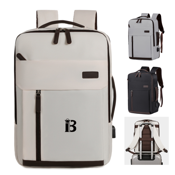 1-2_1787384292276.png 15.6 Inch Waterproof Laptop Backpack with USB Charging Port