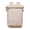 Waterproof Roll-Top Travel Backpack with Luggage Sleeve