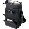 Waterproof Roll-Top Travel Backpack with Luggage Sleeve