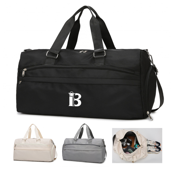 Waterproof Duffel Bag with Shoe Compartment