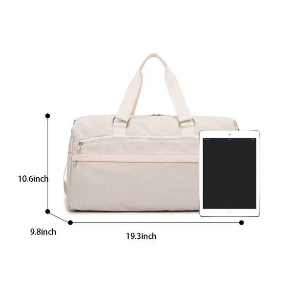 Waterproof Duffel Bag with Shoe Compartment