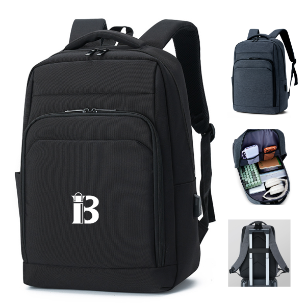 17 inch Travel Computer Backpack with Luggage Sleeve