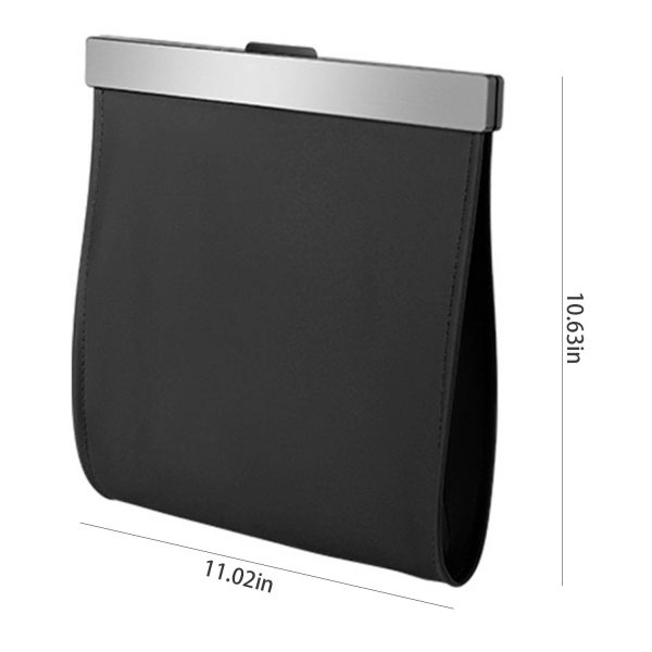 4.9_1787629670422.jpg PU Leather Magnetic Car Seat Trash Bag