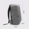 Recycled Travel Computer Backpack with Reflective Strip