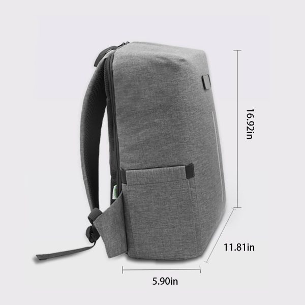 Recycled Travel Computer Backpack with Reflective Strip