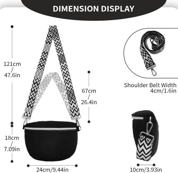 71CjxBTIjiL._AC_SL1500__1787218175091.jpg Women's Corduroy Waist Bag