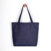 Custom Denim Canvas Shoulder Tote Bag