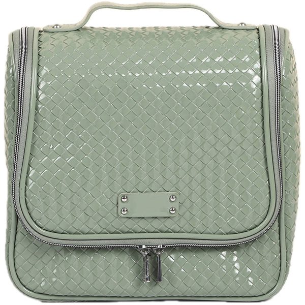 green_1787299127607.jpeg PU Leather Large Capacity Makeup Bag