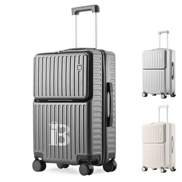 主图_1787281914180.jpg 20 in Trolley SuitCase with Front Pocket