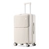 白_1787281926172.jpg 20 in Trolley SuitCase with Front Pocket
