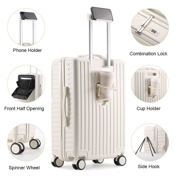 细节图_1787281934479.jpg 20 in Trolley SuitCase with Front Pocket