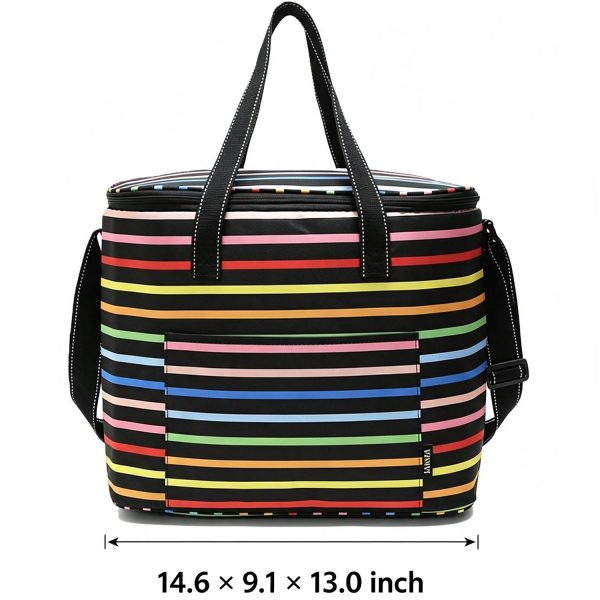 3_1786525964363.jpg 28L Oxford Cloth Striped Insulated Cooler Bag