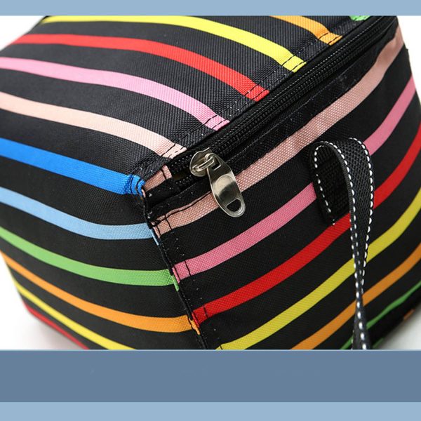 4_1786525957104.jpg 28L Oxford Cloth Striped Insulated Cooler Bag