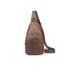 Genuine Leather Crossbody Chest Bag
