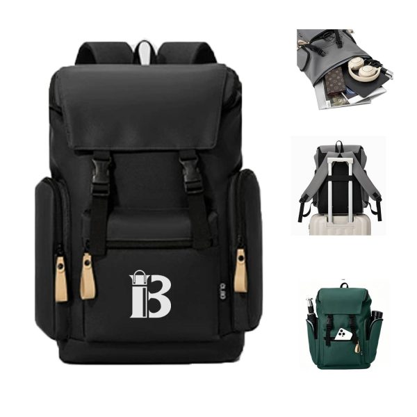 Large Capacity Flap-Top Travel Laptop Backpack