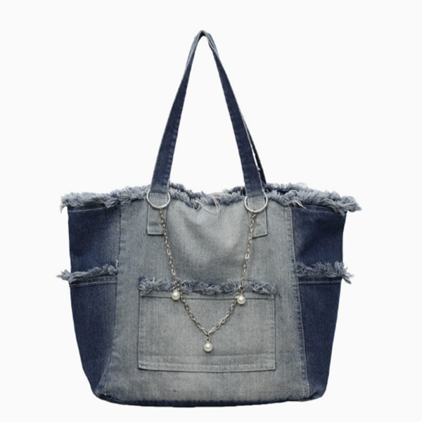 主图2_1789356604147.png Denim Large Capacity Versatile Tote Bag
