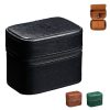 Pu Leather Watch Box with Zipper