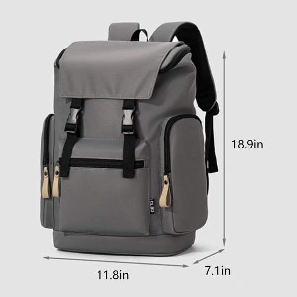 Large Capacity Flap-Top Travel Laptop Backpack