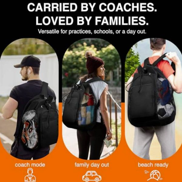 Mesh Sports Drawstring Backpack