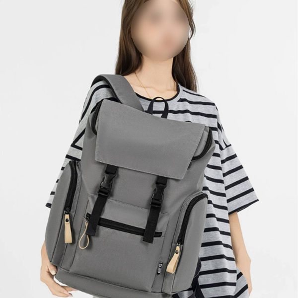 Large Capacity Flap-Top Travel Laptop Backpack