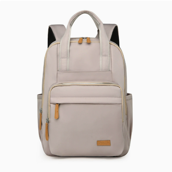 卡其_1788339883531.png Multi Pocket Canvas Travel Backpack