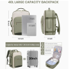 尺寸2_1788156729011.png 40L Travel Backpack with 3 Packing Cubes