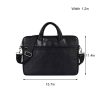 14 Inch PU Leather Laptop Briefcase