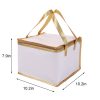 Non Woven Insulated Cooler with Zipper Closure