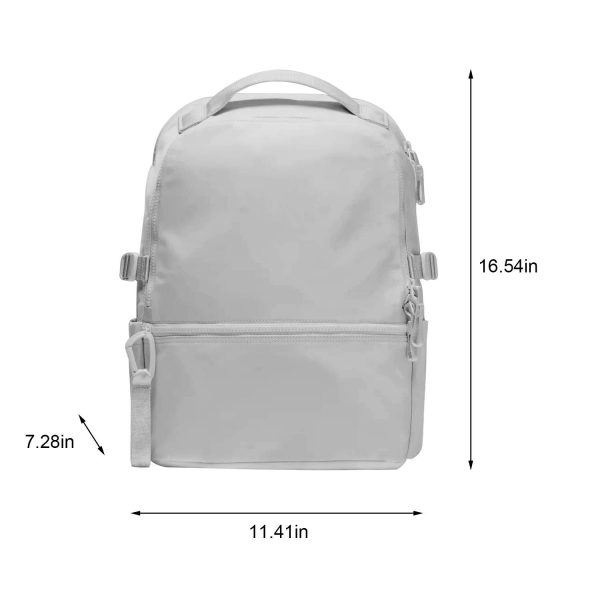 尺寸图_1787542929451.jpg 22L Nylon Water Resistant Backpack w/ Multiple Compartments