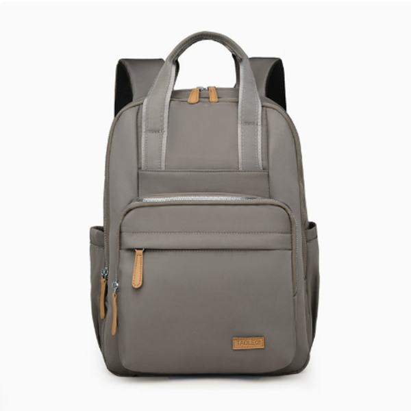 棕色_1788339891297.png Multi Pocket Canvas Travel Backpack