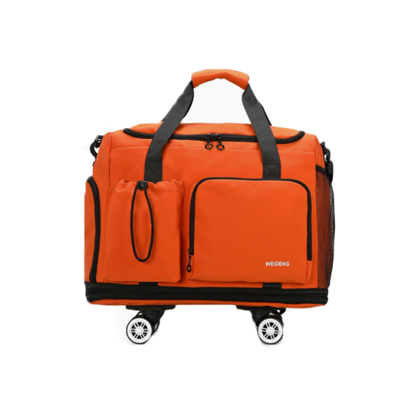 橙色_1789626330649.png Foldable Large Capacity Spinner Wheel Travel Bag