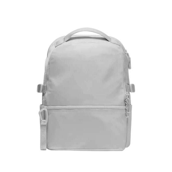 灰_1787542531154.jpg 22L Nylon Water Resistant Backpack w/ Multiple Compartments