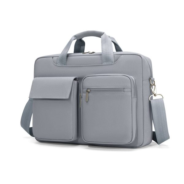 灰_1790133030842.jpg 16 Inch Laptop Messenger Bag with Shoulder Strap