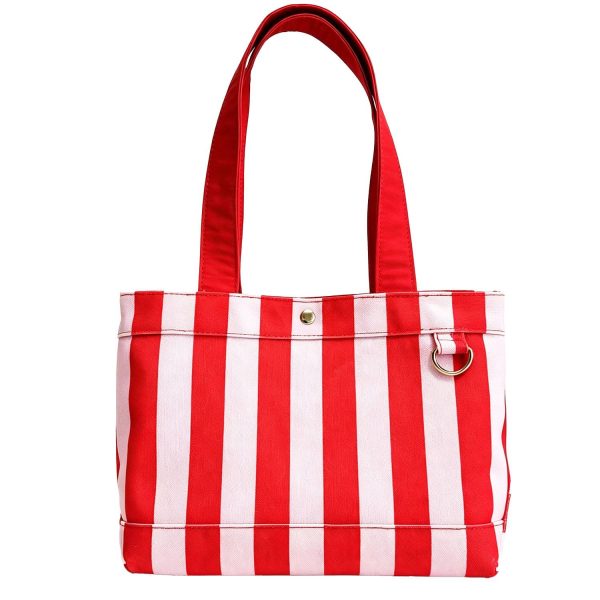 红_1788948101860.jpg Striped Canvas Tote Bag