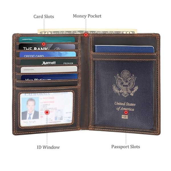 细节1_1788333525104.png RFID Blocking Genuine Leather Passport Holder