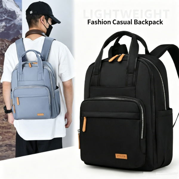 细节2_1788339909676.png Multi Pocket Canvas Travel Backpack
