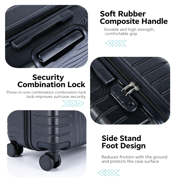 细节2_1789464792083.png 20 in Carry-On Wheel Luggage with TSA Lock