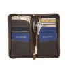 Genuine Leather Zipper Bifold Wallet
